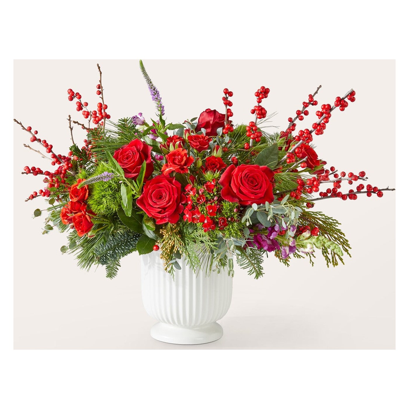 Big Red Bow Bouquet flower arrangement from Velvet Rose