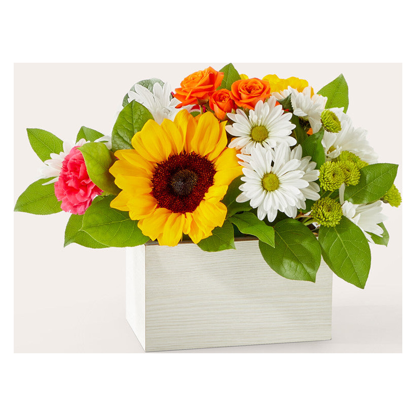 Sun-drenched Blooms Box Bouquet