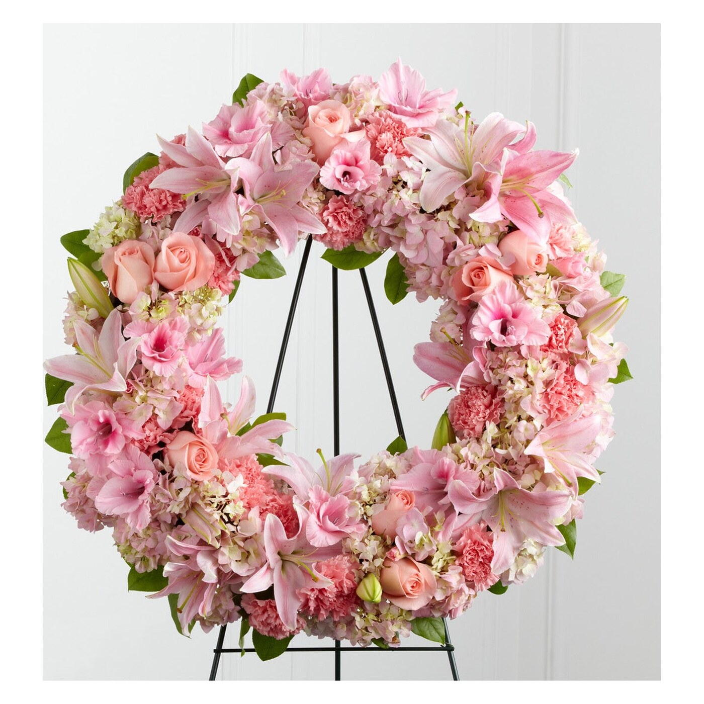 Loving Remembrance Wreath flower arrangement from Velvet Rose