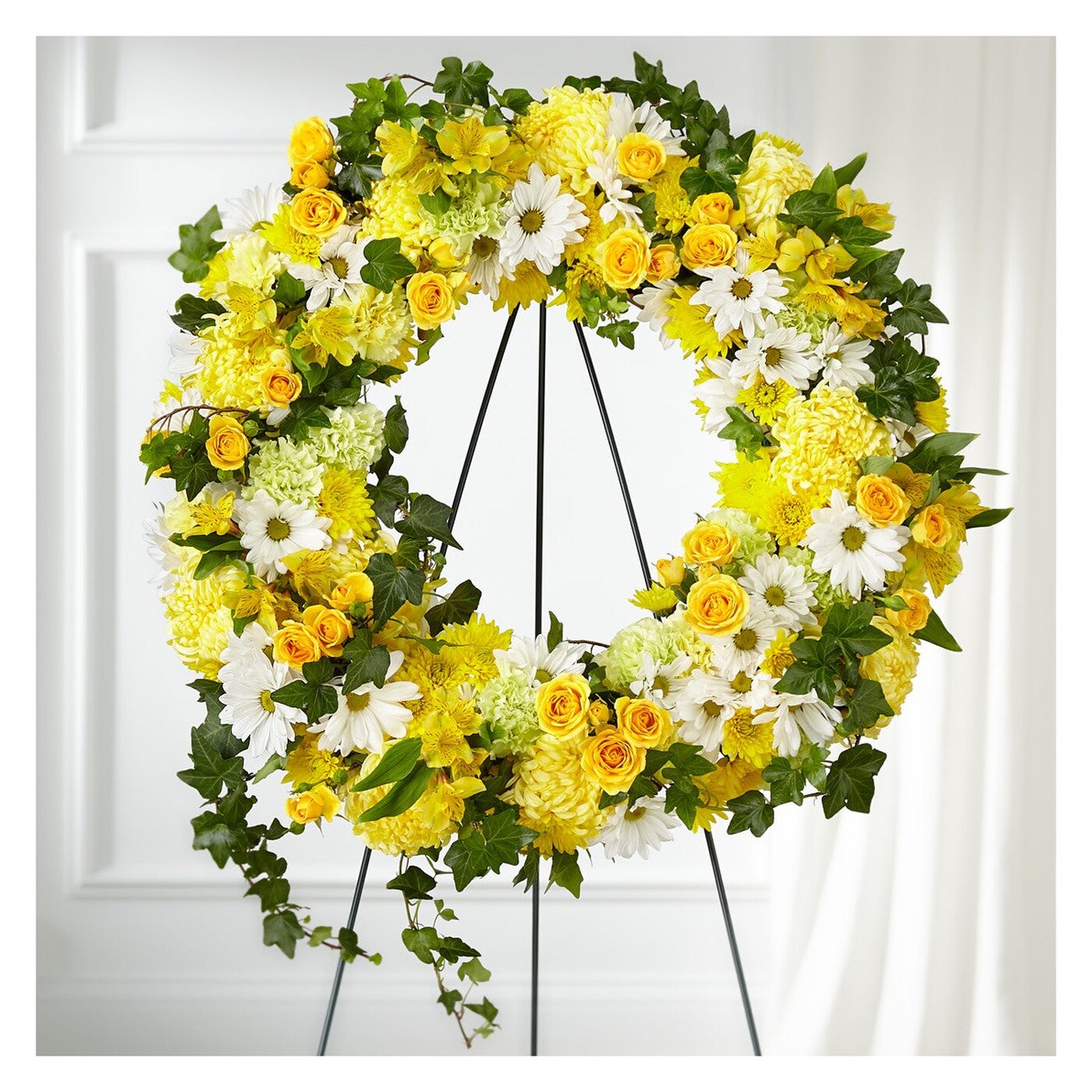 Golden Remembrance Wreath
