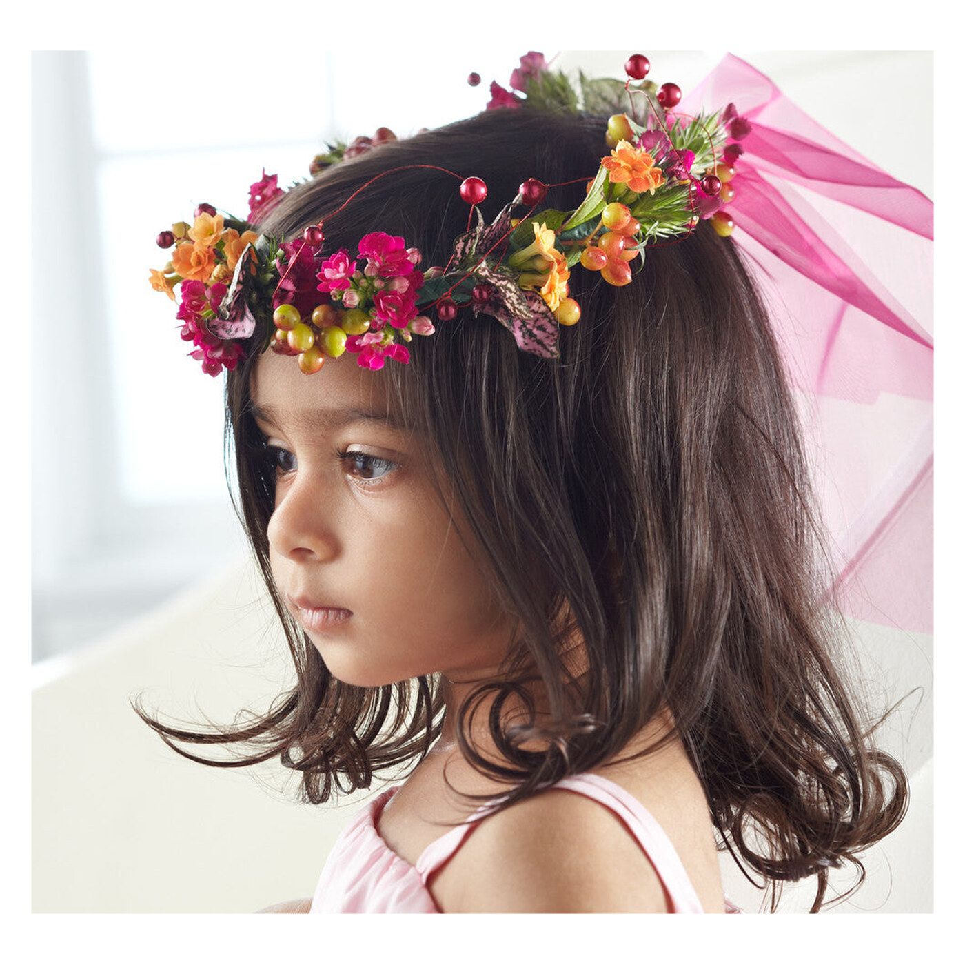 Baby Love Headpiece flower arrangement from Velvet Rose