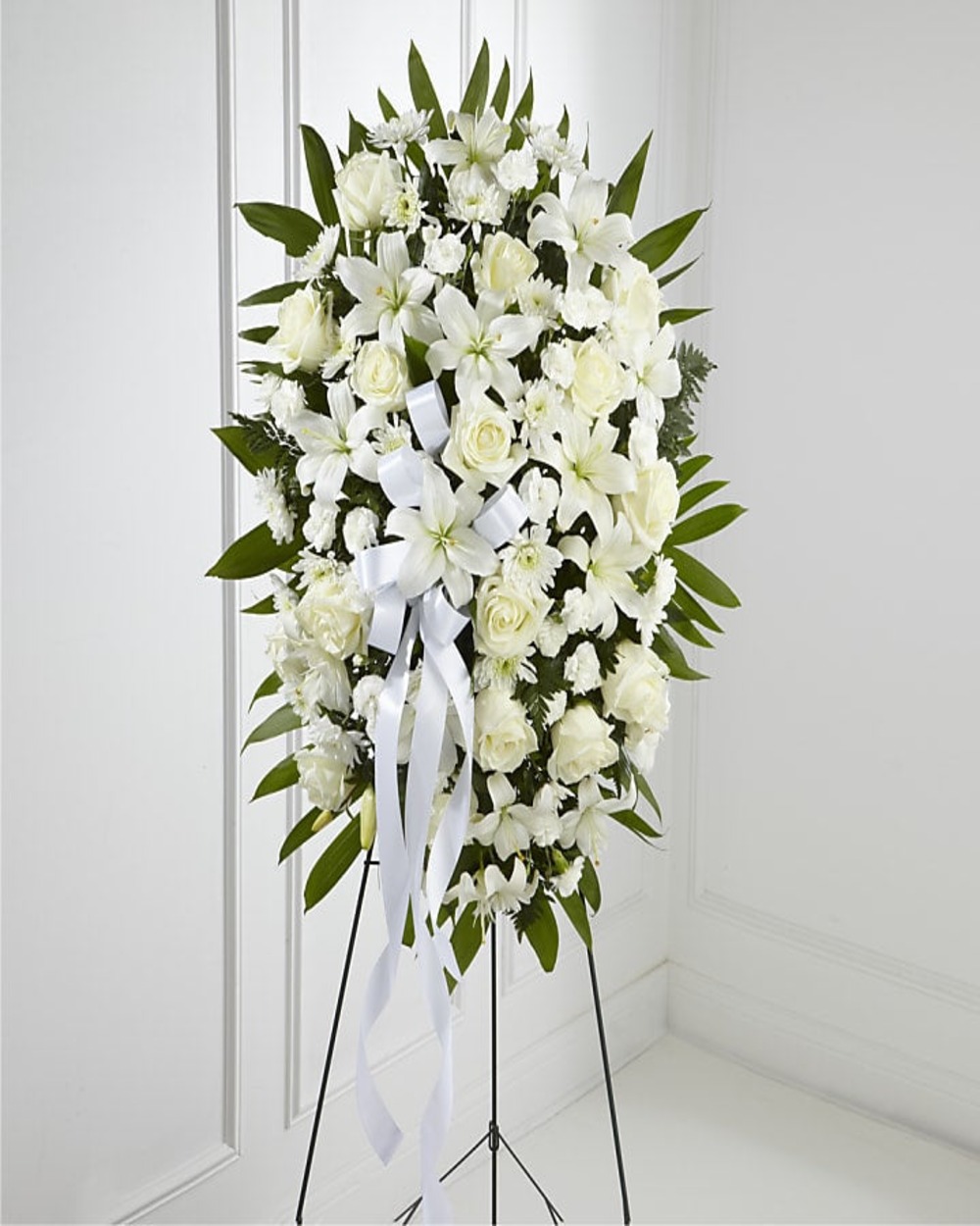 Exquisite Tribute Standing Spray - Deluxe