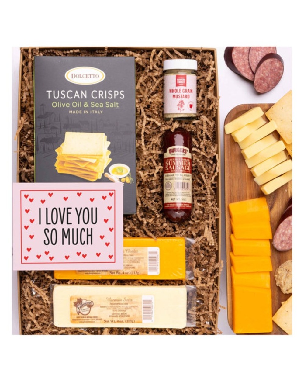 I Love You Cheese & Meat Gift Box