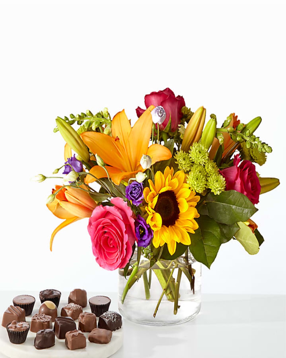 Best Day Bouquet and Chocolate Bundle - Deluxe