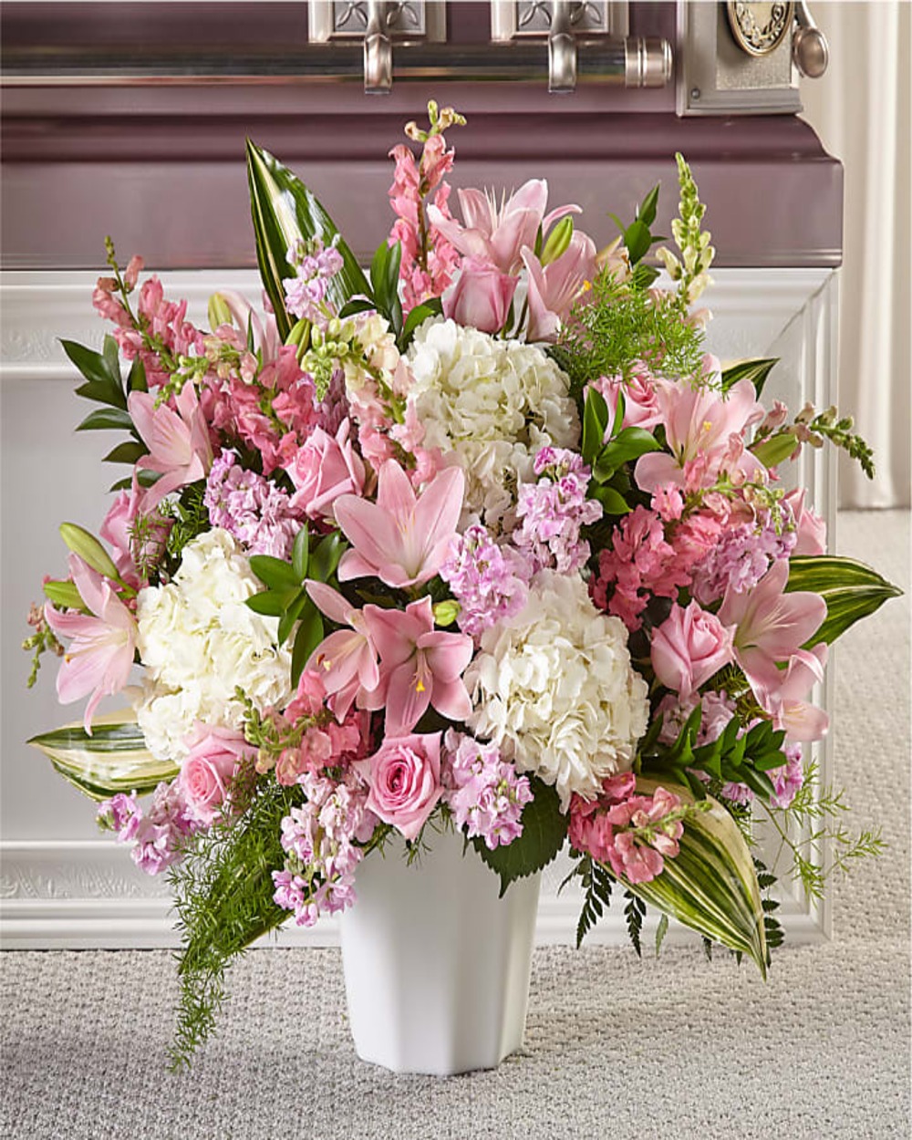 Simply Serene Floor Basket - Deluxe
