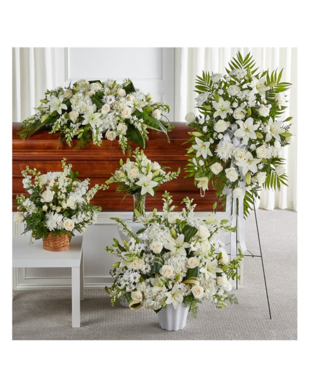 Sincerest Condolences Bundles - Exquisite with Burial Focus