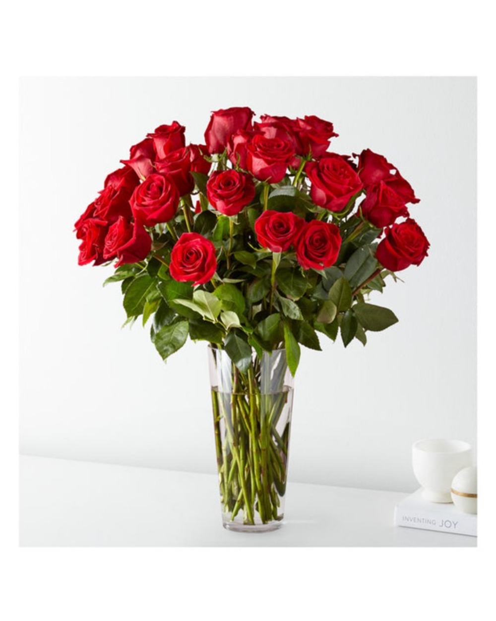 Two Dozen Timeless Long Stem Red Roses - Three Dozen